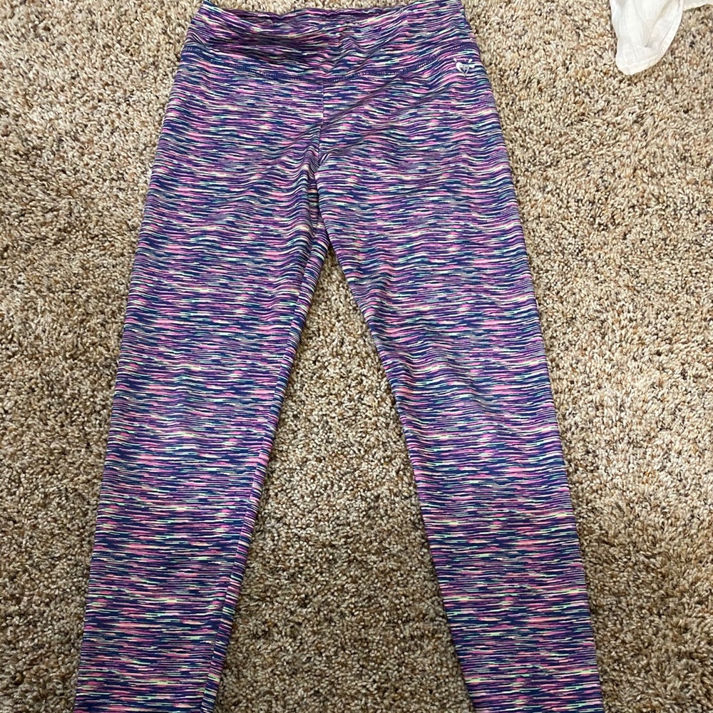 Justice multi colored leggings